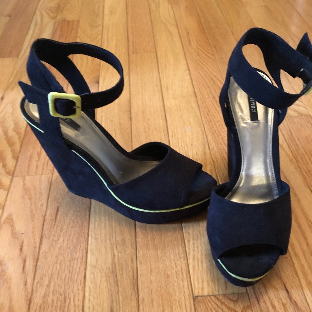 ♥️ Open-Toe Wedges - Picture 1 of 5